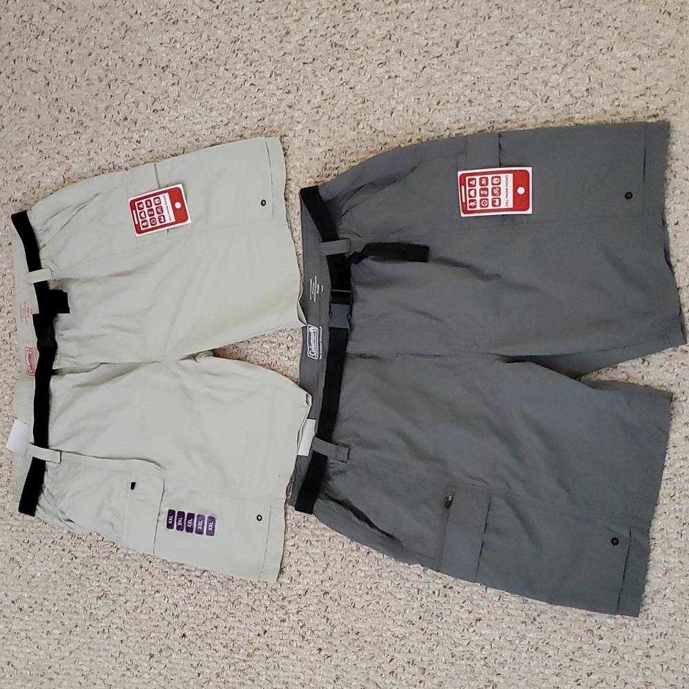 Coleman Men's NWT Cargo Shorts XXL
